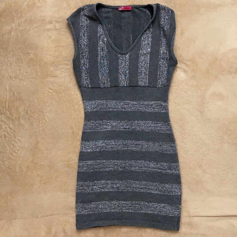 Knitted glittery dress🤍
